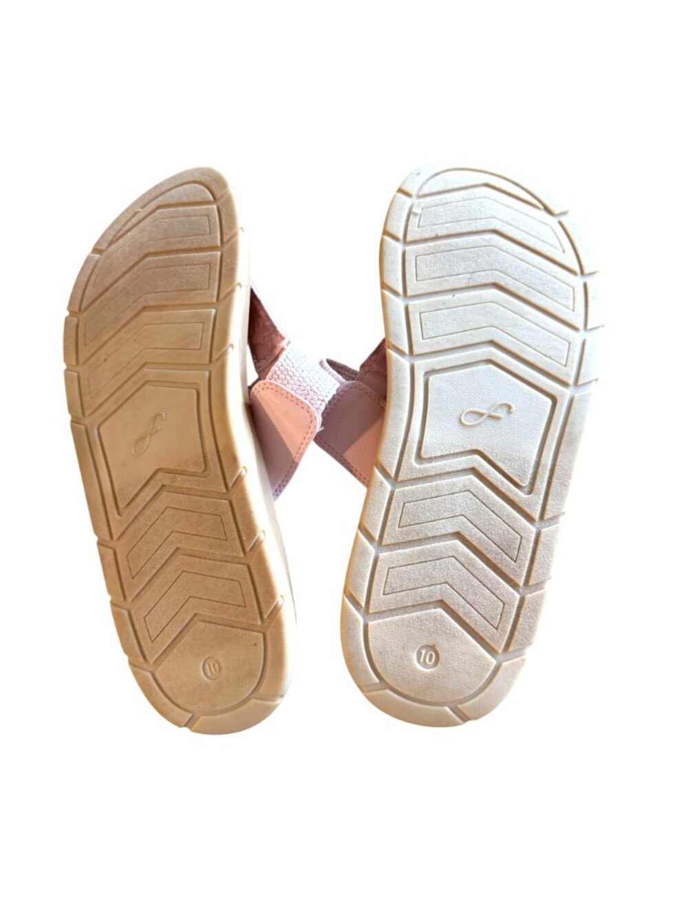 Freely T-Strap Sport Sandals 10 Womens Pink Thong Summer Classic Slip-On Comfort - Picture 4 of 6